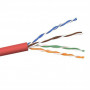 Cable De Red Ethernet CAT6A U/UTP PVC Rojo 305 Metros
