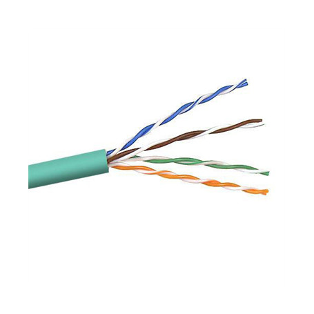 Cable De Red Ethernet CAT6A U/UTP PVC Verde 305 Metros