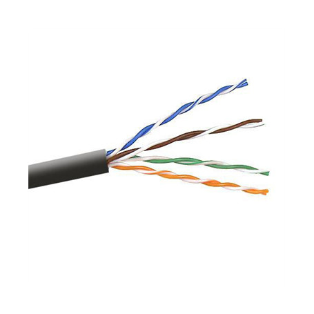Cable De Red Ethernet CAT6A U/UTP PVC Negro 305 Metros