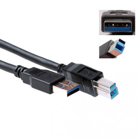 ACT USB 3.0 A macho - USB B macho 3,00 m - SB0003