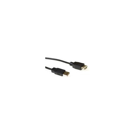 ACT USB 2.0 A macho - USB A hembra negro 1,80 m - SB2220