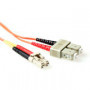 Cable de fibra óptica LSZH Multimodo 62.5/125 OM1 duplex con conectores LC/SC de 2 metros - EL8002 6,21 €