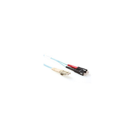 Cable de fibra óptica LSZH Multimodo 50/125 OM3 duplex con conectores LC/SC de 3 metros - EL8603 7,17 €
