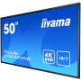 Monitor Profesional iiyama LH5042UHS-B3 pantalla de señalización Pizarra de caballete digital 125,7 cm (49.5") VA 500 cd / m²...