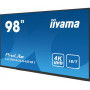 Pantalla Gran Formato iiyama LE9845UHS-B1 pantalla de señalización Pantalla plana para señalización digital 2,49 m (98") LED ...
