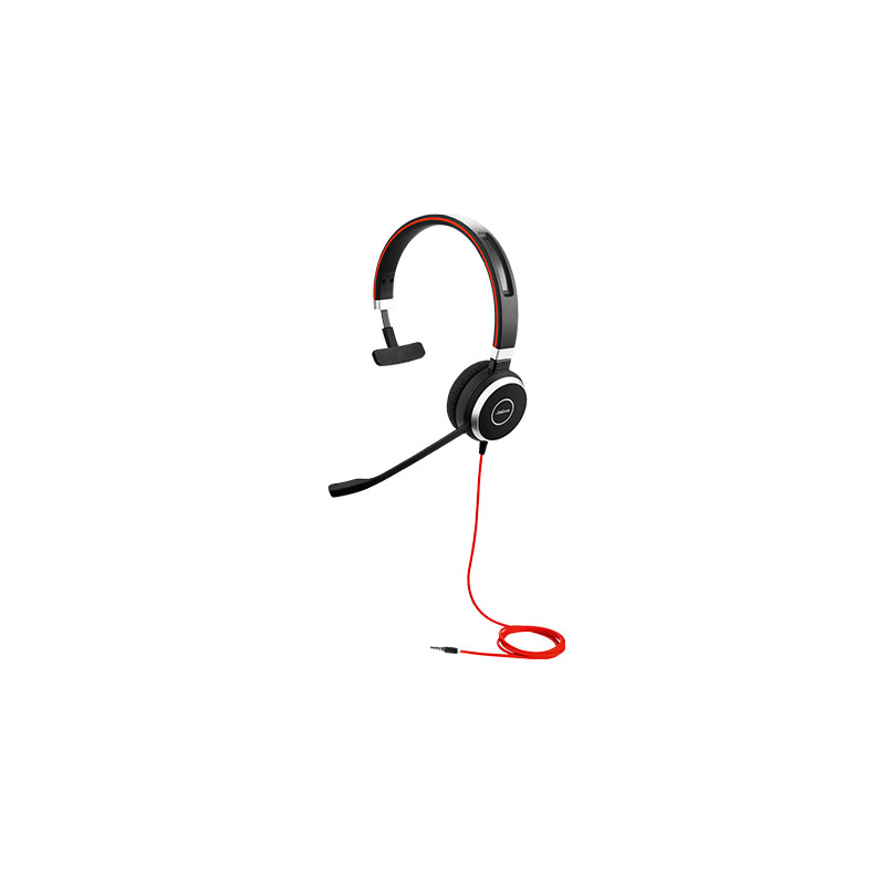 Jabra Evolve 40 Auriculares Alámbrico Diadema Oficina/Centro de llamadas Negro, Rojo, Plata 43,10 €