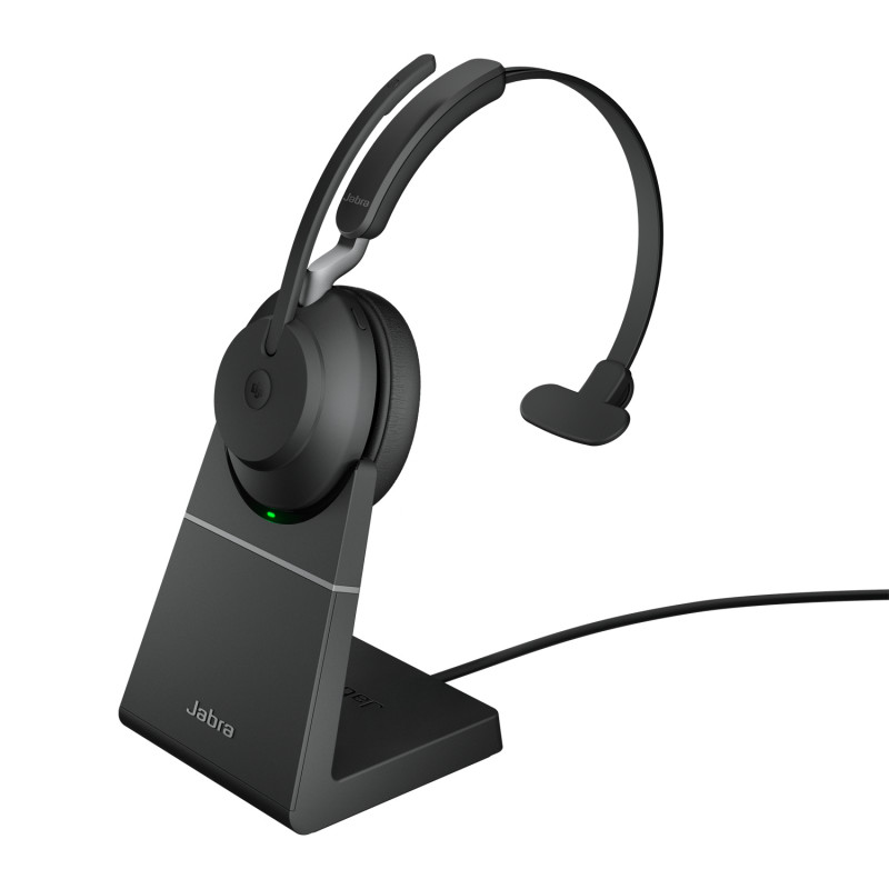 Jabra Evolve2 65 MS Mono Auriculares Inalámbrico Diadema Oficina/Centro de  llamadas USB tipo A Bluetooth Negro