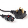 IEC Lock Cable de conexión de 230V conector UK - C13 bloqueable 2,00 m - PC980 5,90 €