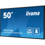 iiyama LH5054UHS-B1AG pantalla de señalización Pantalla plana para señalización digital 125,7 cm (49.5") LCD Wifi 500 cd / m²...