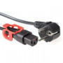 IEC Lock Cable de conexión 230V Schuko macho acodado - C13 IEC Lock+ 1.00 m - EL341S 3,86 €