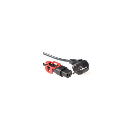 IEC Lock Cable de conexión 230V Schuko macho acodado - C13 IEC Lock+ 2.00 m - EL332S 5,95 €