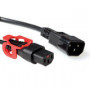 IEC Lock Cable de conexión 230V C13 IEC Lock+ - C14 negro 0,50 m - PC1524 4,24 €