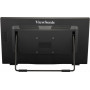 Viewsonic TD2465 pantalla de señalización Panel plano interactivo 61 cm (24") LED 250 cd / m² Full HD Negro Pantalla táctil 2...