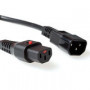 IEC Lock Cable de conexión 230V C13 bloqueable - C14 Negro 0,50 m - PC1002 3,35 €