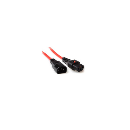 IEC Lock Cable de conexión 230V C13 bloqueable - C14 Rojo 1,50 m - PC1476 4,67 €