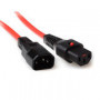 IEC Lock Cable de conexión 230V C13 bloqueable - C14 Rojo 3,00 m - PC1387 6,67 €