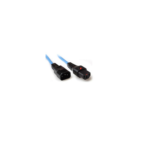 IEC Lock Cable de conexión 230V C13 bloqueable - C14 Azul 1,50 m - PC1125 4,67 €