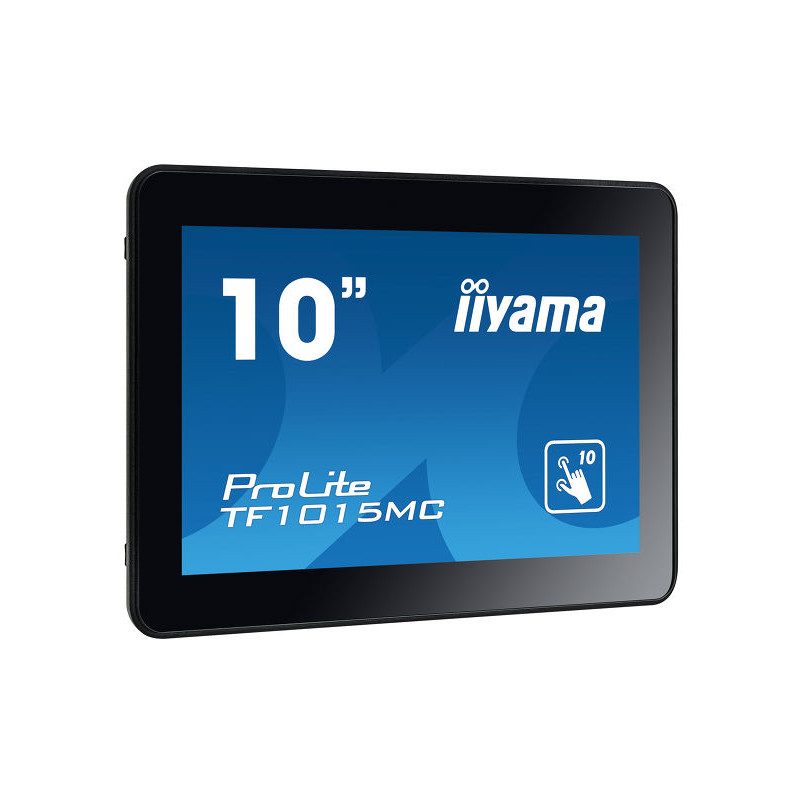 Pantalla Interactiva iiyama TF1015MC-B2 pantalla para PC 25,6 cm (10.1") 1280 x 800 Pixeles WXGA LED Pantalla táctil Negro 33...