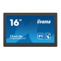 iiyama T1624MSC-B1 pantalla de señalización Panel plano interactivo 39,6 cm (15.6") LCD 450 cd / m² Full HD Negro Pantalla tá...