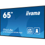 Monitor Profesional iiyama PROLITE Pizarra de caballete digital 165,1 cm (65") LED Wifi 500 cd / m² 4K Ultra HD Negro Procesa...