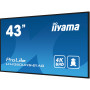Monitor Profesional iiyama PROLITE LH4360UHS-B1AG 108 cm (42.5") LED Wifi 500 cd / m² 4K Ultra HD Negro Android 11 24/ 500,08 €