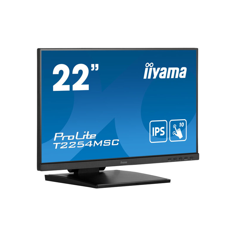 Pantalla Interactiva iiyama ProLite T2254MSC-B1AG pantalla para PC 54,6 cm (21.5") 1920 x 1080 Pixeles Full HD LED Pantalla t...