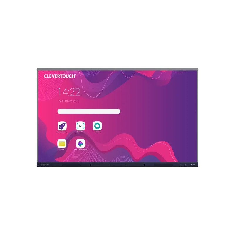 Pantalla Interactiva Clevertouch IMPACT Max 2 Panel plano interactivo 165,1 cm (65") LED Wifi 450 cd / m² 4K Ultra HD Negro P... Pantalla Interactiva Clevertouch IMPACT Max 2 Panel plano interactivo 165,1 cm (65") LED Wifi 450 cd / m² 4K Ultra HD Negro P...